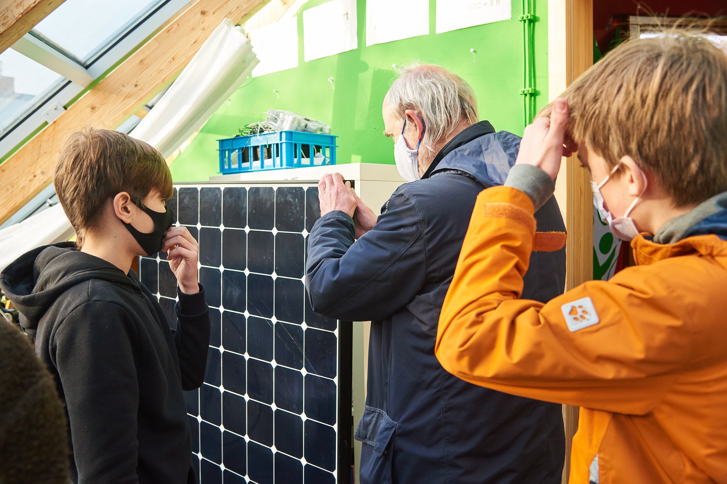 Energieautarke Pyramide - Wöhlerschule