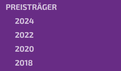 Menü Preisträger Menü Preisträger